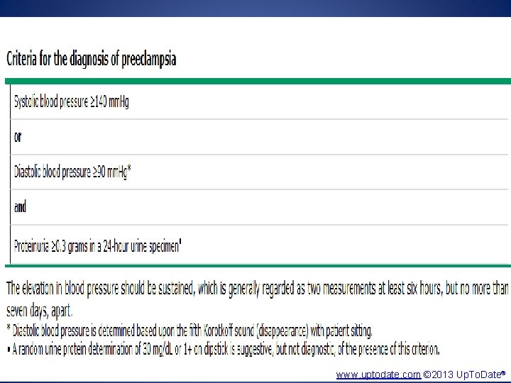 www. uptodate. com © 2013 Up. To. Date® 