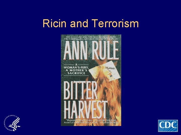 Ricin and Terrorism 