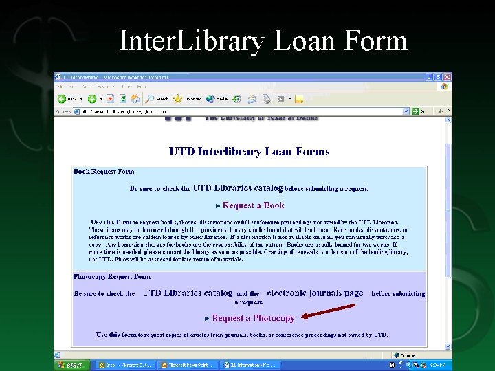 Inter. Library Loan Form 