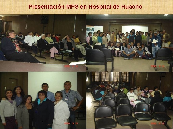 Presentación MPS en Hospital de Huacho 