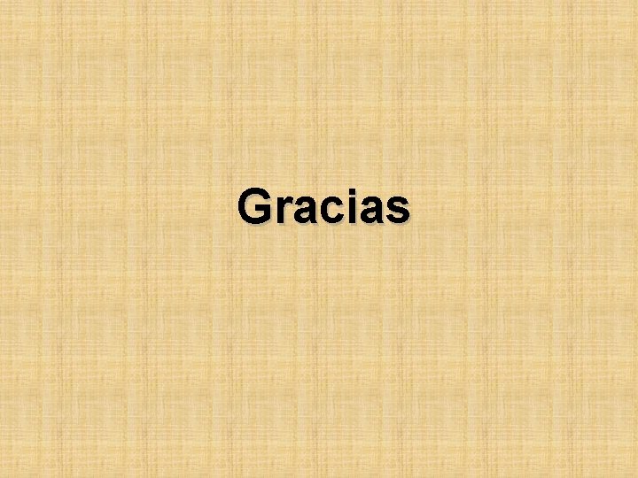 Gracias 