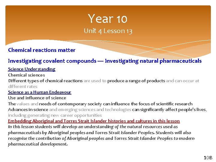 Year 10 Unit 4 Lesson 13 Chemical reactions matter Investigating covalent compounds — Investigating
