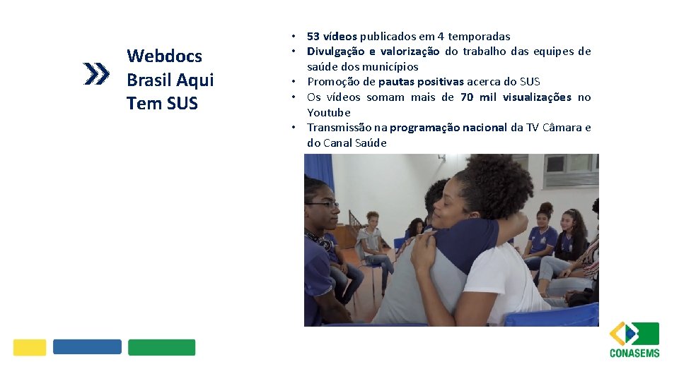 Webdocs Brasil Aqui Tem SUS • 53 vídeos publicados em 4 temporadas • Divulgação