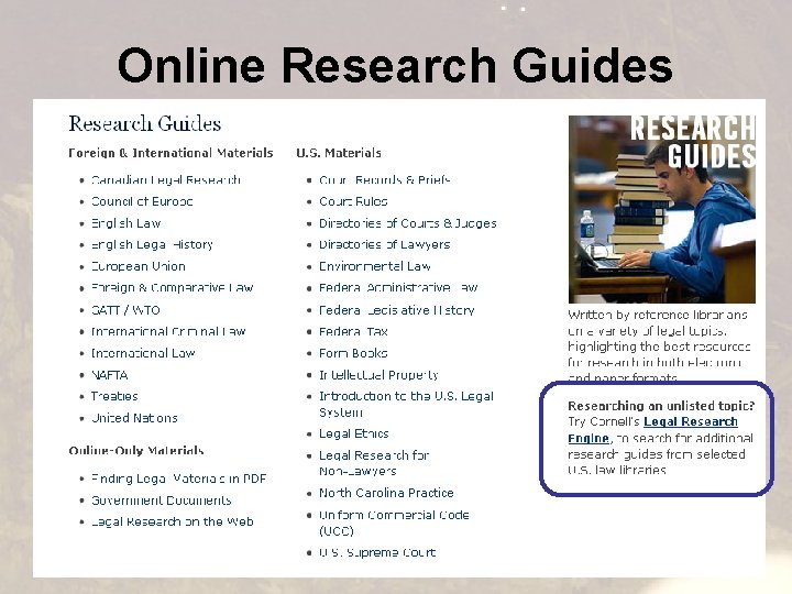 Online Research Guides 