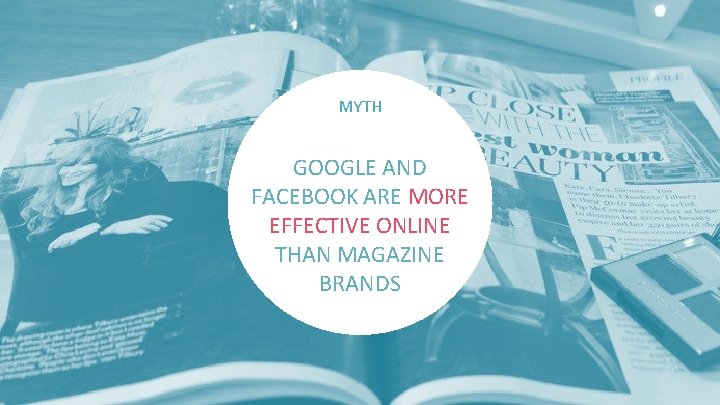 MYTH GOOGLE AND FACEBOOK ARE MORE EFFECTIVE ONLINE THAN MAGAZINE BRANDS 