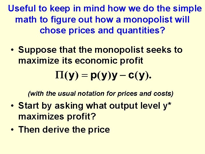 Useful to keep in mind how we do the simple math to figure out