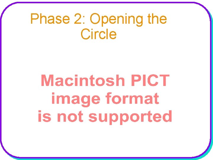 Phase 2: Opening the Circle 