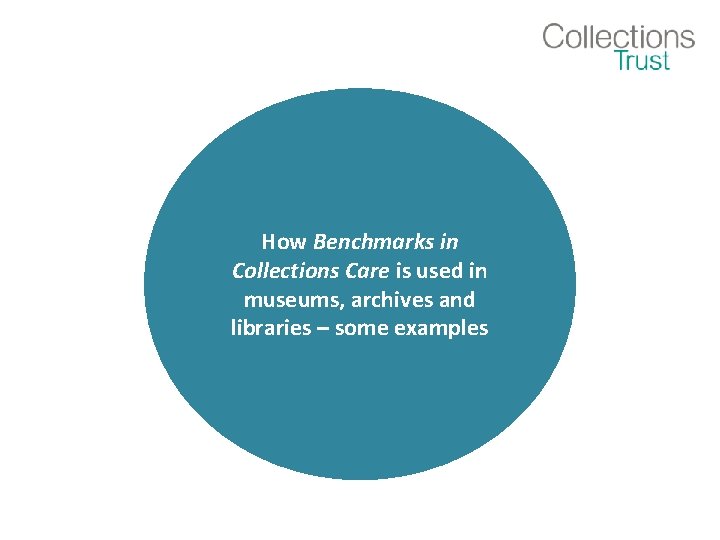 How Benchmarks in Collections Care is used in museums, archives and libraries – some