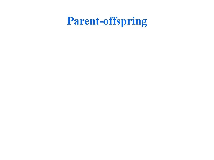 Parent-offspring 