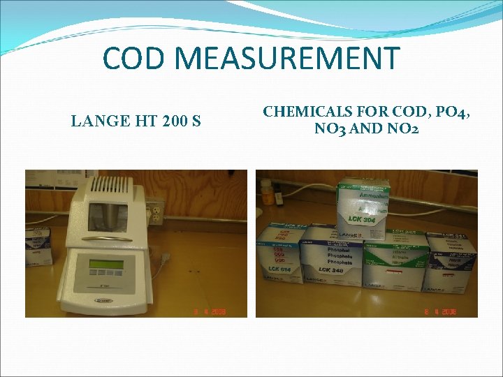 COD MEASUREMENT LANGE HT 200 S CHEMICALS FOR COD, PO 4, NO 3 AND