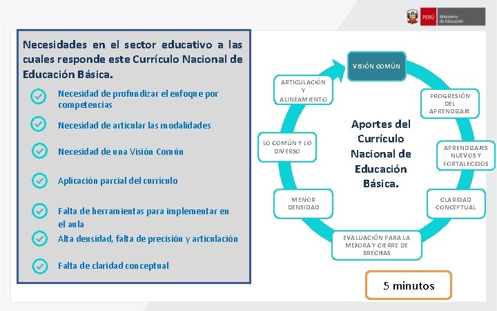 Necesidades en el sector educativo a las cuales responde este Currículo Nacional de Educación