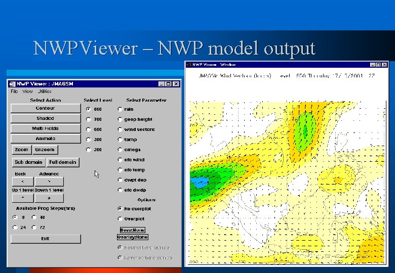 NWPViewer – NWP model output 