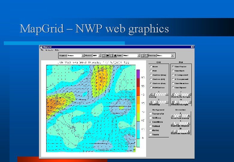 Map. Grid – NWP web graphics 