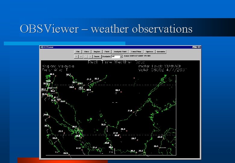 OBSViewer – weather observations 