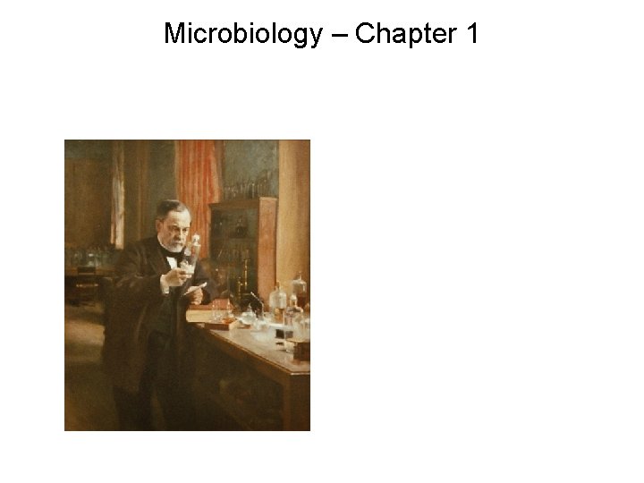 Microbiology – Chapter 1 