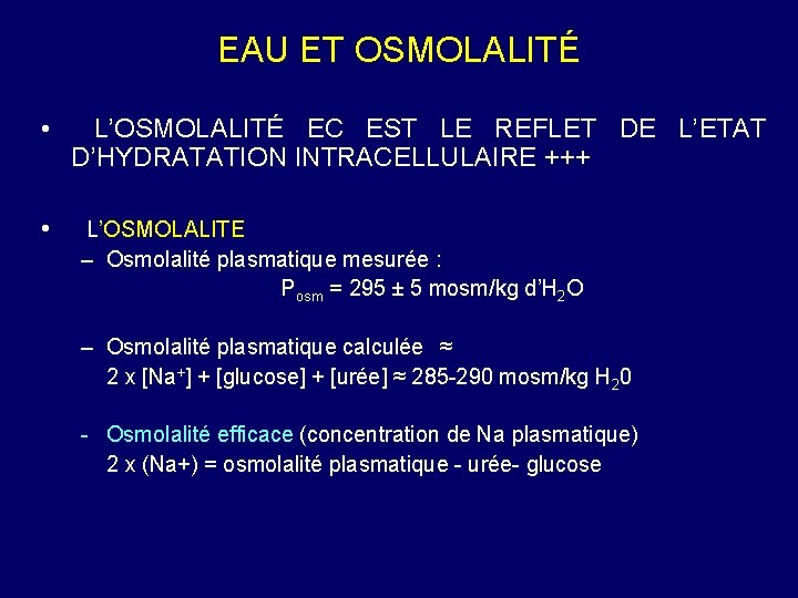 BILAN RENAL DE LEAU Pr Christine CLERICI Dpartement — free download