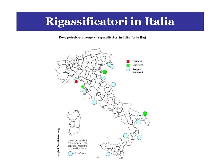 Rigassificatori in Italia 