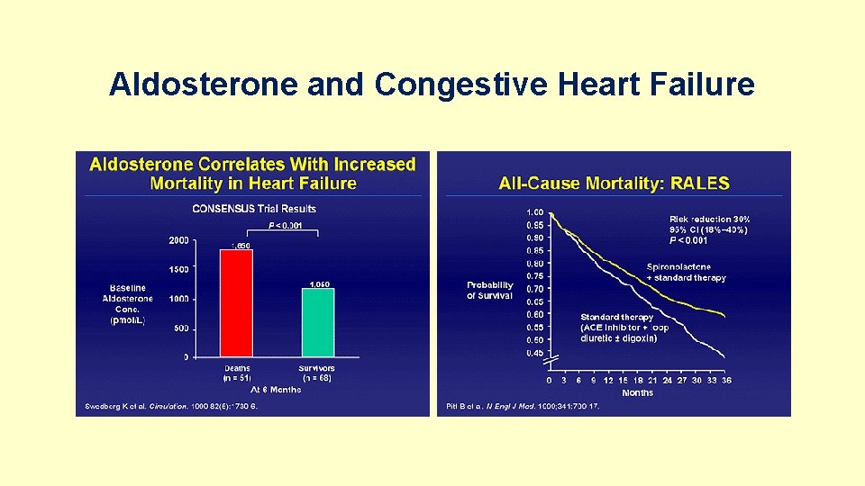 Aldosterone and Congestive Heart Failure 