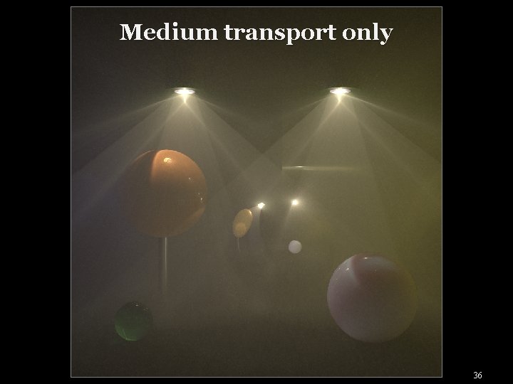 Medium transport only 36 