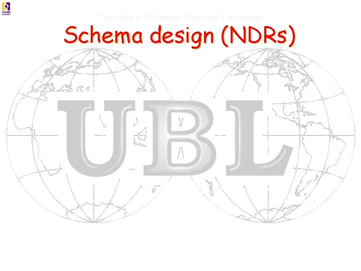 Schema design (NDRs) 