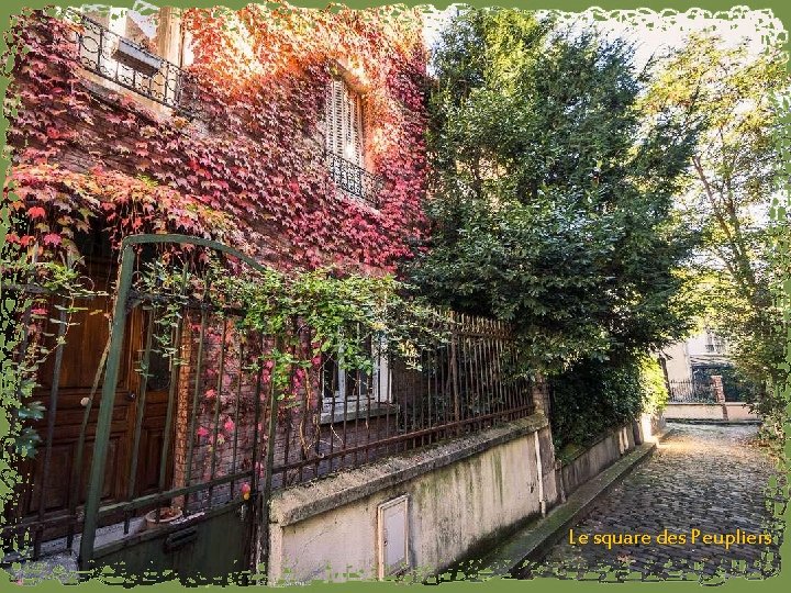 Le square des Peupliers 