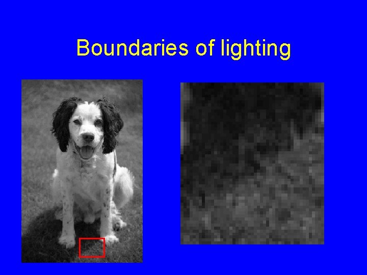Boundaries of lighting 
