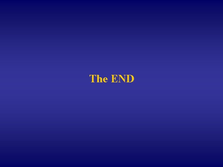 The END 