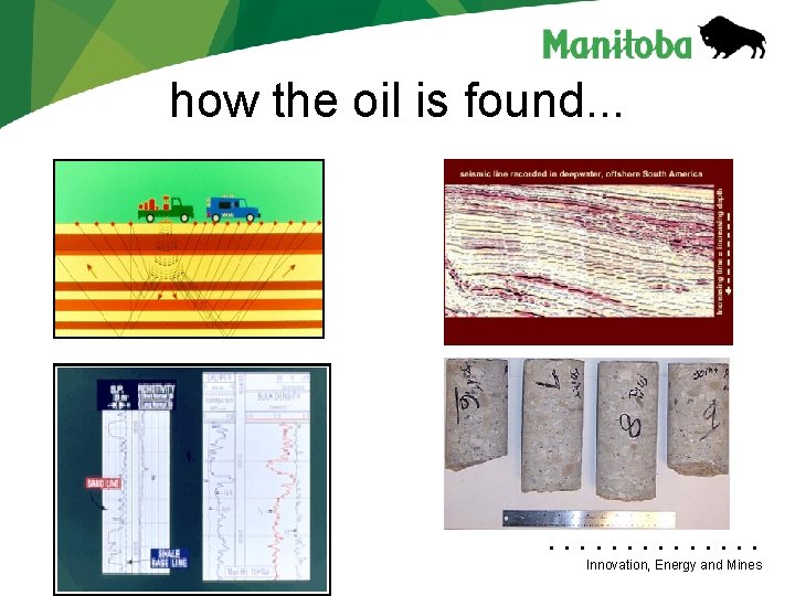 how the oil is found. . . • • • • Innovation, Energy and