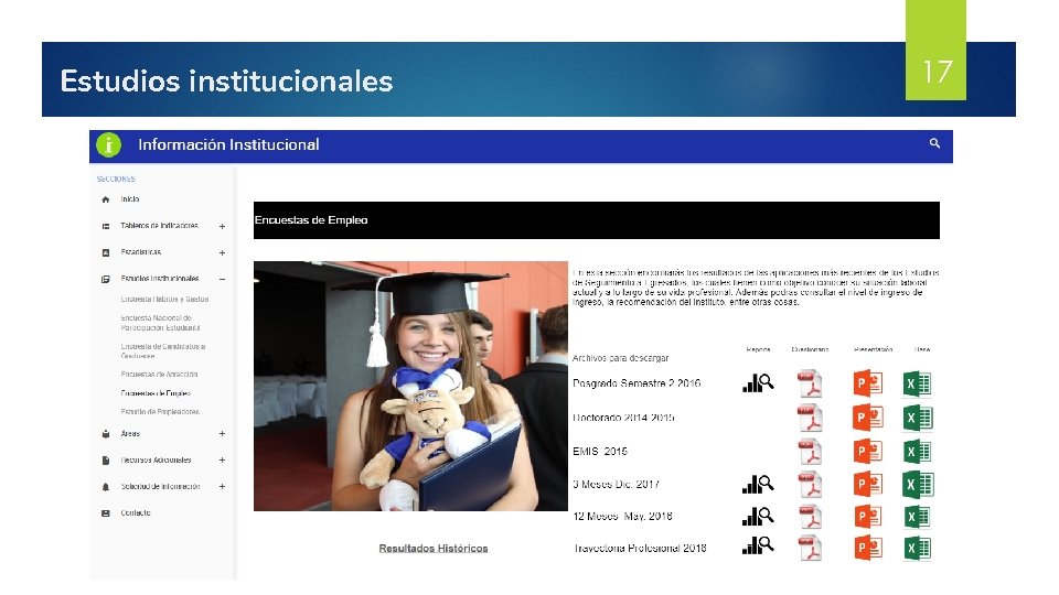 Estudios institucionales 17 