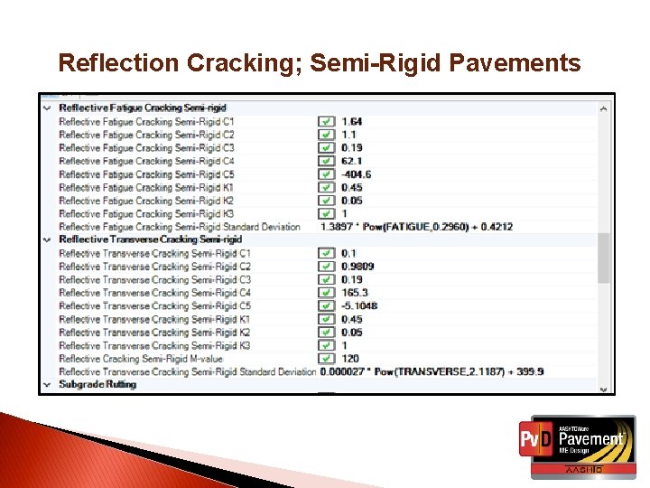 Reflection Cracking; Semi-Rigid Pavements 