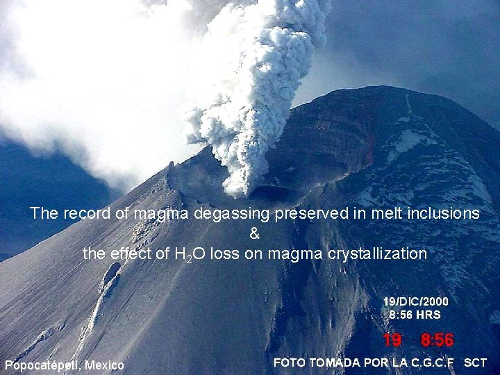 The record of magma degassing preserved in melt inclusions & the effect of H