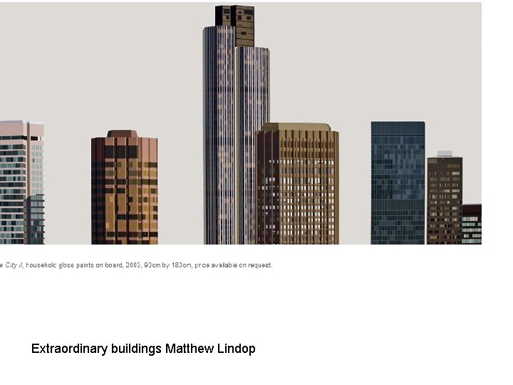 Extraordinary buildings Matthew Lindop 