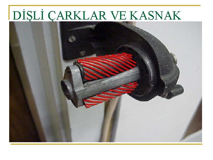 DİŞLİ ÇARKLAR VE KASNAK 