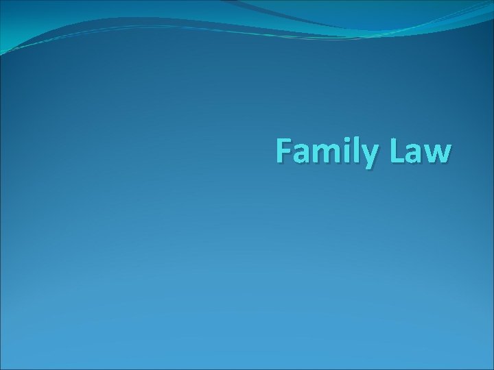 Family Law 