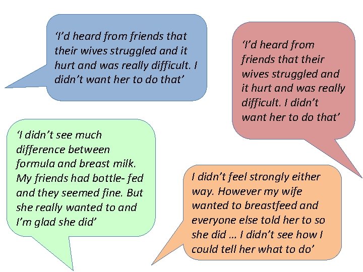 ‘I’d heard from friends that their wives struggled and it hurt and was really ‘I’d heard from friends that their wives struggled and it hurt and was really
