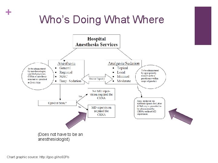 + Who’s Doing What Where (Does not have to be an anesthesiologist) Chart graphic
