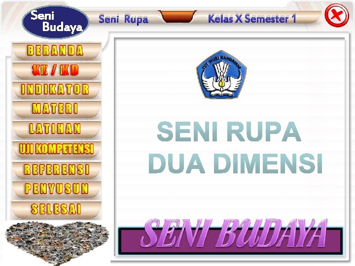 Seni Budaya KI / KD Seni Rupa Kelas X Semester 1 