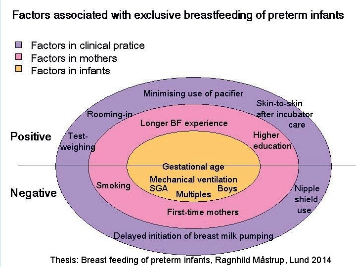 Thesis: Breast feeding of preterm infants, Ragnhild Måstrup, Lund 2014 
