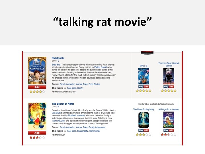 “talking rat movie” 