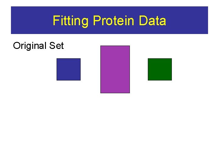 Fitting Protein Data Original Set 