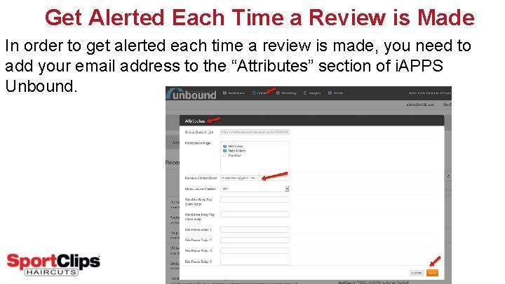 Get Alerted Each Time a Review is Made In order to get alerted each