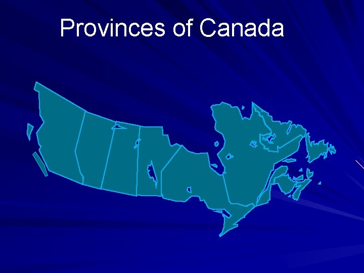 Provinces of Canada 