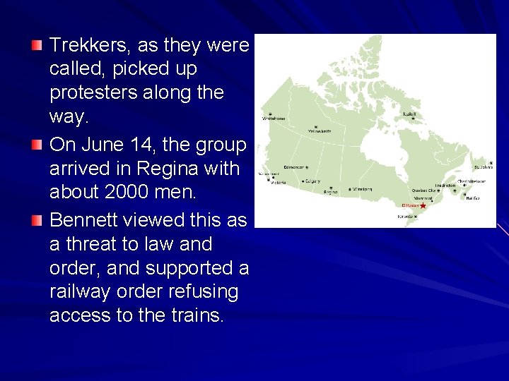Trekkers, as they were called, picked up protesters along the way. On June 14,