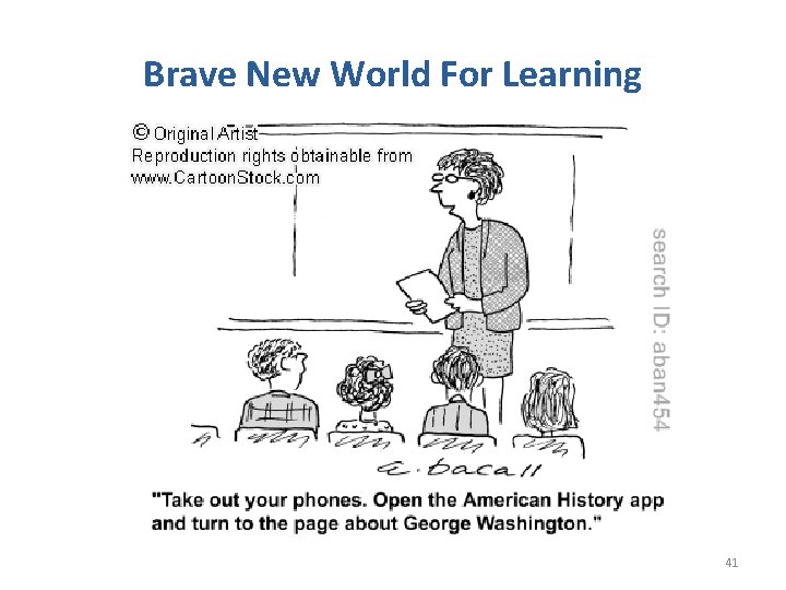 Brave New World For Learning 41 