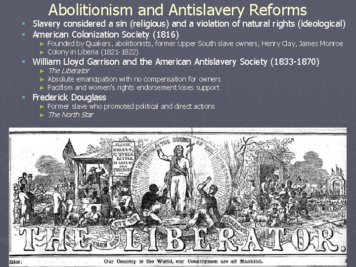 Abolitionism and Antislavery Reforms § Slavery considered a sin (religious) and a violation of