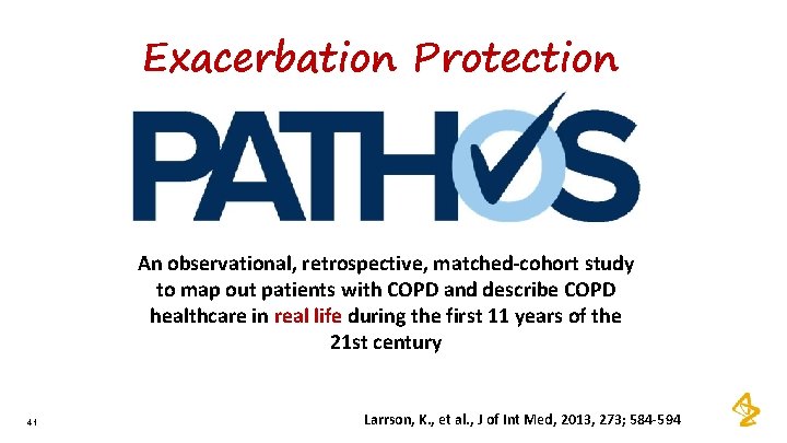 Exacerbation Protection An observational, retrospective, matched-cohort study to map out patients with COPD and