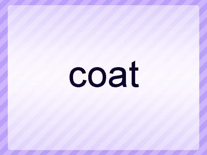 coat 