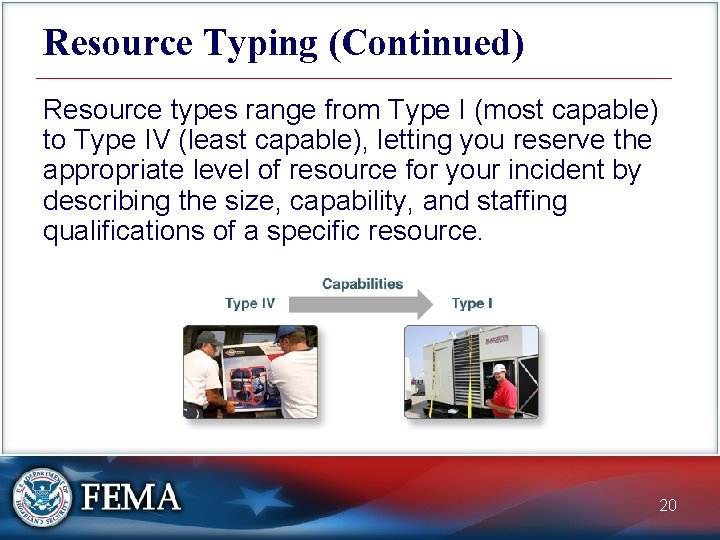 Resource Typing (Continued) Resource types range from Type I (most capable) to Type IV