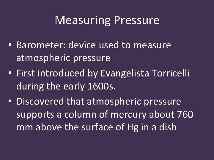 Gases and Pressure Section 11 1 Vocabulary Pressure