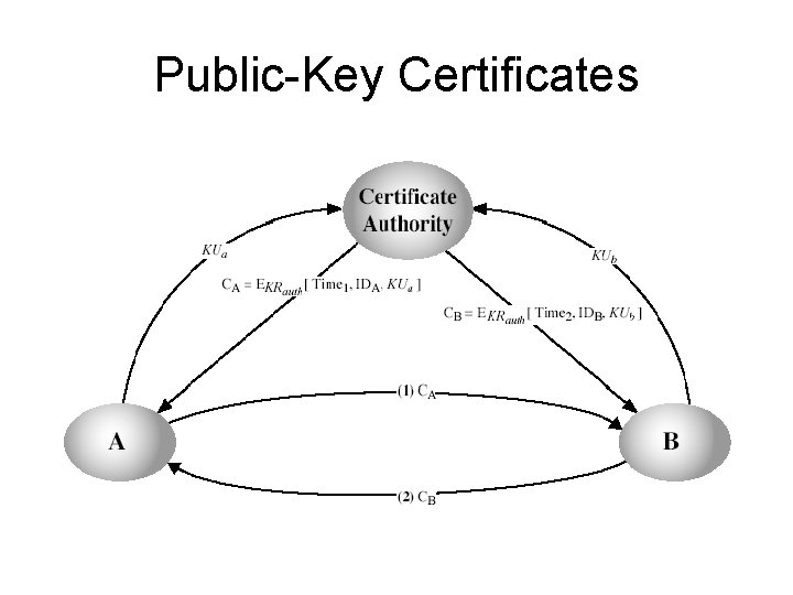 Public-Key Certificates 